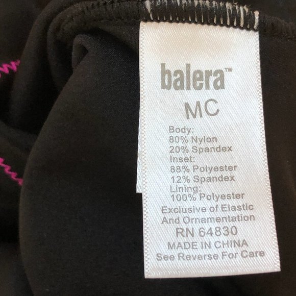 Balera Zebra Print Star Leotard - Picture 4 of 4